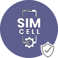 Logo de Sim Cell