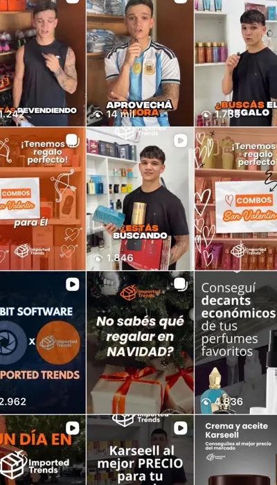 Imported Trends: Feed, reels y campañas